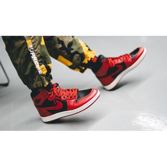 BQ4422-600 Air Jordan 1 High 85 Varsity Red Varsity Red/Black-Varsity Red 