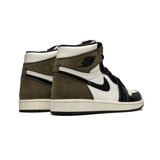 555088-105 Air Jordan 1 High Dark Mocha Sail/Dark-Mocha-Black-Black