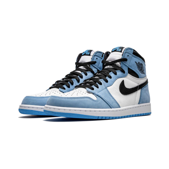 555088-134 Air Jordan 1 High University Blue White/Universityblue-Black