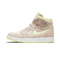 CT0979-200 Air Jordan 1 High Zoom Air Cmft Lemon Twist White/Fossil-Lemon Twist-White 