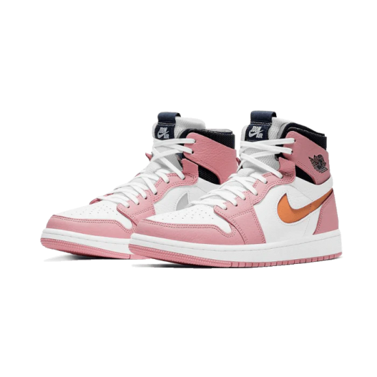 CT0979-601 Air Jordan 1 High Zoom Air Cmft Pink Glaze Pink Glaze/Cactuse Flower-White-Sail 