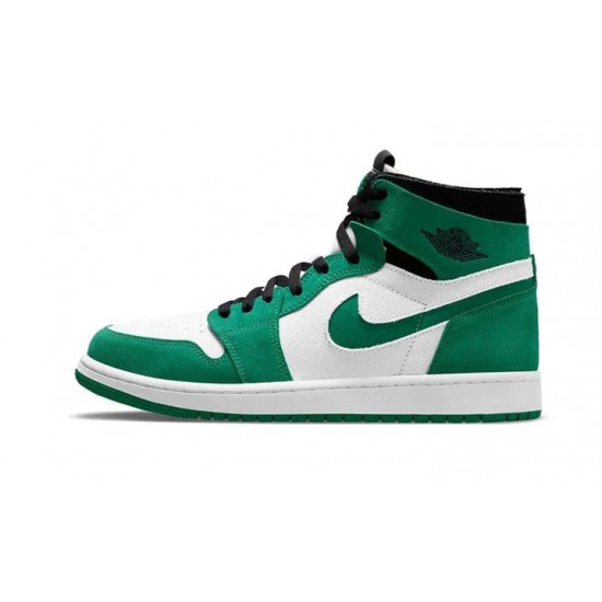 CT0978-300 Air Jordan 1 High Zoom Air Cmft Stadium Green Stadiumgreen/Black/White-Ghostgreen