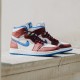 CT0979-104 Air Jordan 1 High Zoom Cmft Team Red Sail/Teamred/Blue/White