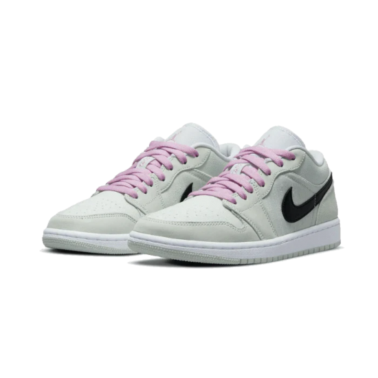 CZ0776-300 Air Jordan 1 Low Barely Green Barely Green/Black/Arctic Pink/White 