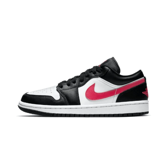 DC0774-004 Air Jordan 1 Low Black Siren Red Black/Siren Red-White 