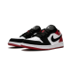 553558-116 Air Jordan 1 Low Black Toe White/Black-Gymred