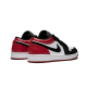 553558-116 Air Jordan 1 Low Black Toe White/Black-Gymred