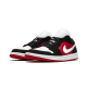 DC0774-016 Air Jordan 1 Low Black White Gym Red Black/White-Gymred