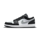 553558-040 Air Jordan 1 Low Black White Particle Gray Black/Particlegray-White