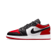 553560-612/553558-612 Air Jordan 1 Low Bred Toe (2021) Red/Black/White 