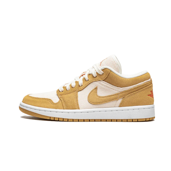 DH7820-700 Air Jordan 1 Low Corduroy Corduroy/Quartzorange/White