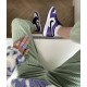 553558-500 Air Jordan 1 Low Court Purple Black-White/Courtpurple