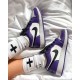 553558-500 Air Jordan 1 Low Court Purple Black-White/Courtpurple