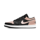 553558-500 Air Jordan 1 Low Crimson Tint Black-White/Courtpurple