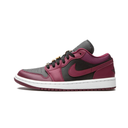 DB6491-600 Air Jordan 1 Low Dark Beetroot Dark-Beetroot/Black-White 