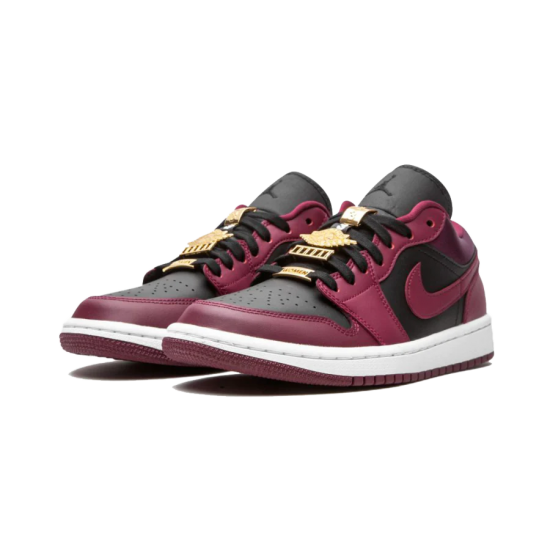 DB6491-600 Air Jordan 1 Low Dark Beetroot Dark-Beetroot/Black-White 