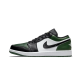 553558-371 Air Jordan 1 Low Green Toe Noble Green/White/Black/Pollen