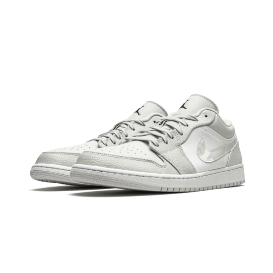 DC9036-100 Air Jordan 1 Low Grey Camo White/Black-Neutral Gray Expiry