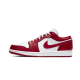 553558-611 Air Jordan 1 Low Gym Red White Gymred/Gymred-White