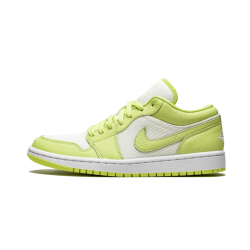 DH9619-103 Air Jordan 1 Low Limelight Summit White/Limelight 