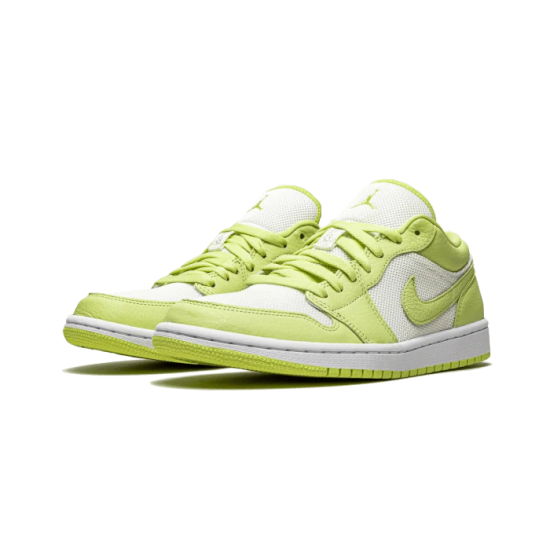 DH9619-103 Air Jordan 1 Low Limelight Summit White/Limelight 