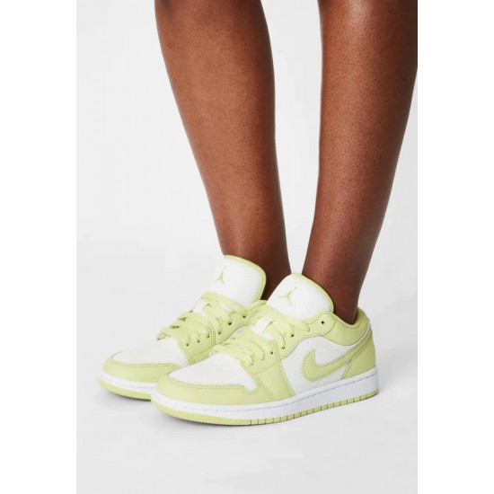 DH9619-103 Air Jordan 1 Low Limelight Summit White/Limelight 