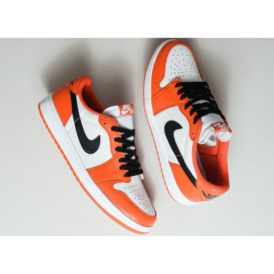 CZ0790-801 Air Jordan 1 Low Og Starfish (Shattered Backboard) Starfish/White-Black