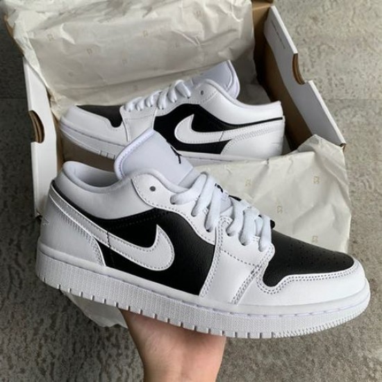 DC0774-100 Air Jordan 1 Low Panda White/White-Black