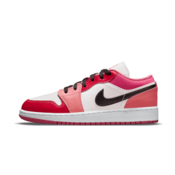 553560-162 Air Jordan 1 Low Pink Red Pink/Pink-White-Black 