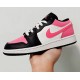 554723-106 Air Jordan 1 Low Pinksicle White/Pinksicle-Black 