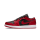 553558-606 Air Jordan 1 Low Reverse Bred Redgym/Gymblack-Red-White