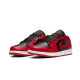 553558-606 Air Jordan 1 Low Reverse Bred Redgym/Gymblack-Red-White