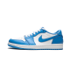 CJ7891-401 Air Jordan 1 Low Sb Unc Dark Powder Blue/Dark Powder Blue-White