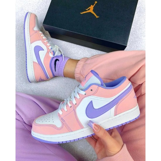 CK3022-600 Air Jordan 1 Low Se Arctic Punch Arctic Punch/Purple Pulse/White 