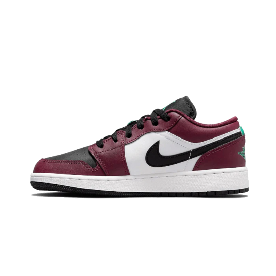 DM0589-635 Air Jordan 1 Low Se Dark Beetroot Black Roma Green Dark Beetroot/Black/Roma Green 