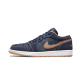 DH1259-400 Air Jordan 1 Low Se Denim Midnightnavy/Universityred/White