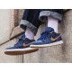 DH1259-400 Air Jordan 1 Low Se Denim Midnightnavy/Universityred/White