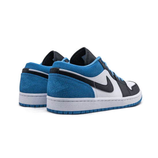 CK3022-004 Air Jordan 1 Low Se Laser Blue Black/Black-Laser Blue-White