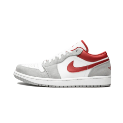 DC6991-016 Air Jordan 1 Low Se Light Smoke Grey Gym Red Light Smoke Grey/White/Gym Red