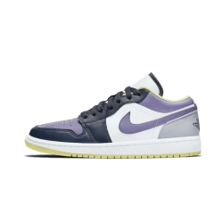 DJ4342-400 Air Jordan 1 Low Se Purple Magenta Cyan Purple/Blue/White