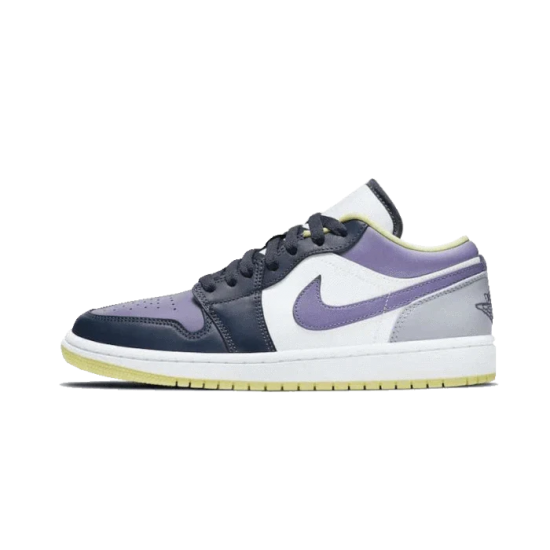 DJ4342-400 Air Jordan 1 Low Se Purple Magenta Cyan Purple/Blue/White