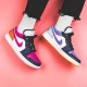 DJ4342-400 Air Jordan 1 Low Se Purple Magenta Cyan Purple/Blue/White