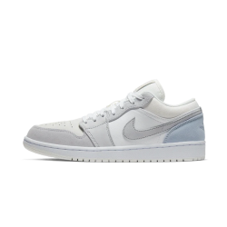 CV3043-100 Air Jordan 1 Low Sky Grey Paris White/Skygray-Footballgray