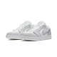 CV3043-100 Air Jordan 1 Low Sky Grey Paris White/Skygray-Footballgray