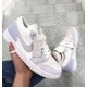 CV3043-100 Air Jordan 1 Low Sky Grey Paris White/Skygray-Footballgray