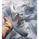 CV3043-100 Air Jordan 1 Low Sky Grey Paris White/Skygray-Footballgray