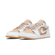 DN6999-100 Air Jordan 1 Low Tan Gum White/Tan Gum 