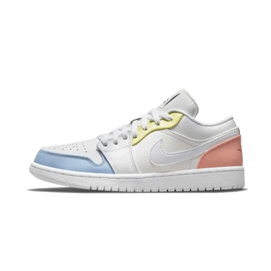 CU6909-100 Air Jordan 1 Low To My First Coach Sail/Summit White/Citron