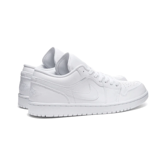 553558-130 Air Jordan 1 Low Triple White White/White/White