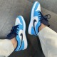 553558-144 Air Jordan 1 Low Unc (2021) University Blue/White/Navy 